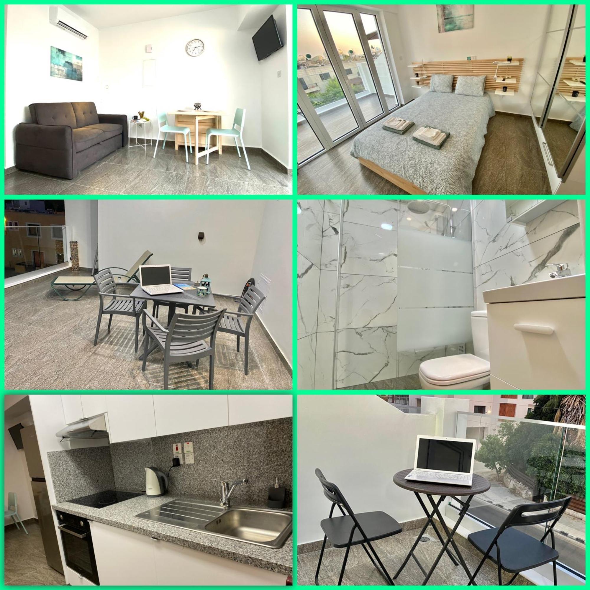 Ev Zin - Modern, Cozy, 1 Bed, Pool, 2 Balconies, A105 Apartment Paphos Exterior photo
